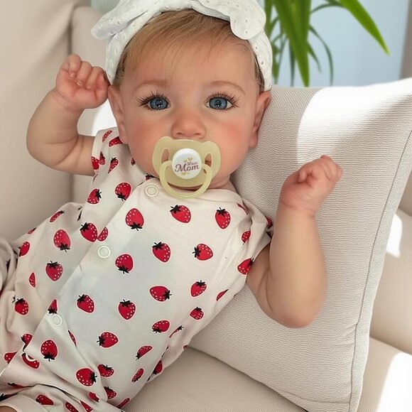 Lifelike Reborn Baby Dolls 20-Inch Soft Cloth Body for Kids 3+ & Collection - Picture 1 of 9